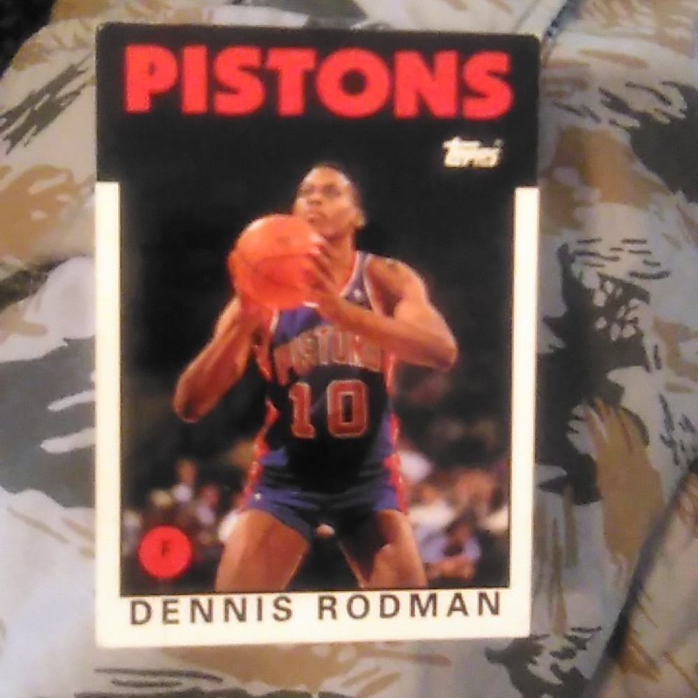 1983 Dennis rodman Topps Rookie card #86
